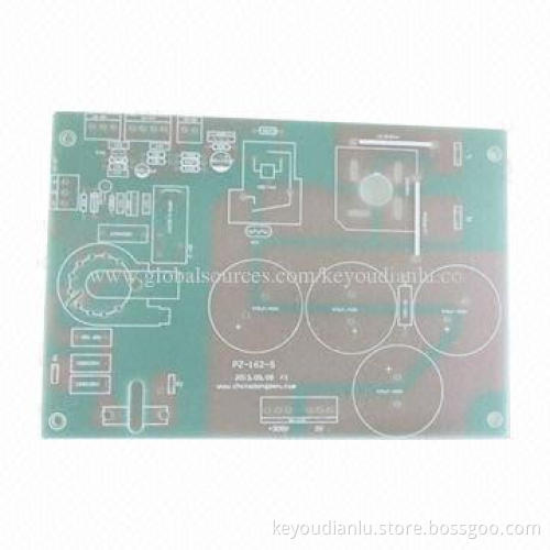 Single-sided PCB, Made of FR4 Major Material, 1.6mm Board Thickness